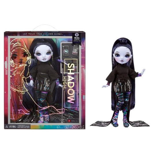 & Crowne Kids 10+ Shadow Doll. Purple Great Play High Outfit & for Years Fashion Collectors - Gift Accessories. Fashionable High Colorful Old Rainbow Glitch Reina 4-12