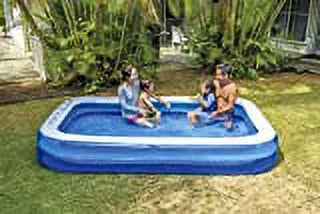 (120" Inflatable Inflatable Kiddie Kids - and X Long - 10 Family Pool Giant 20") new Pool X Feet 72" Rectangular